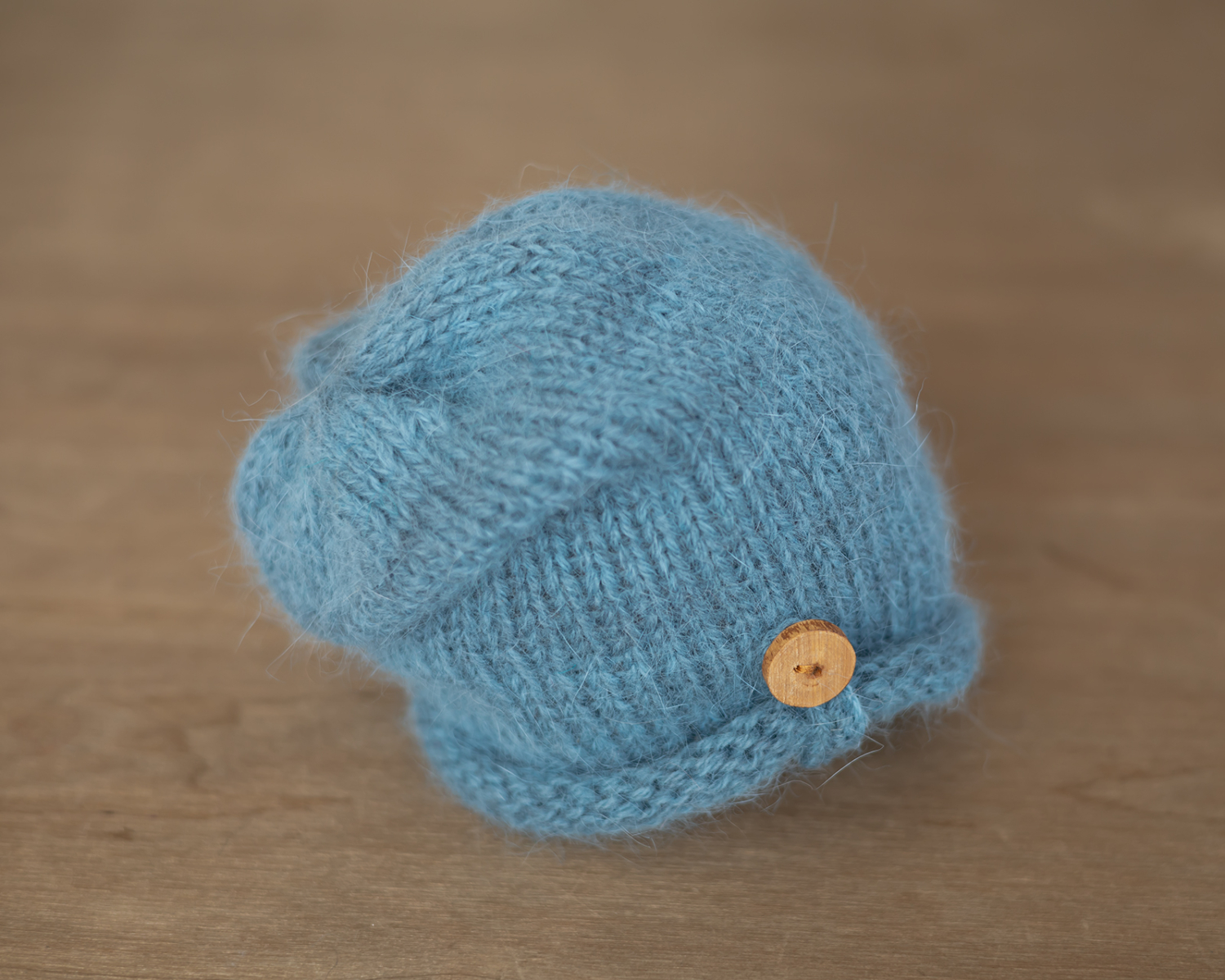 Green - Blue Newborn Slouchy Hat 