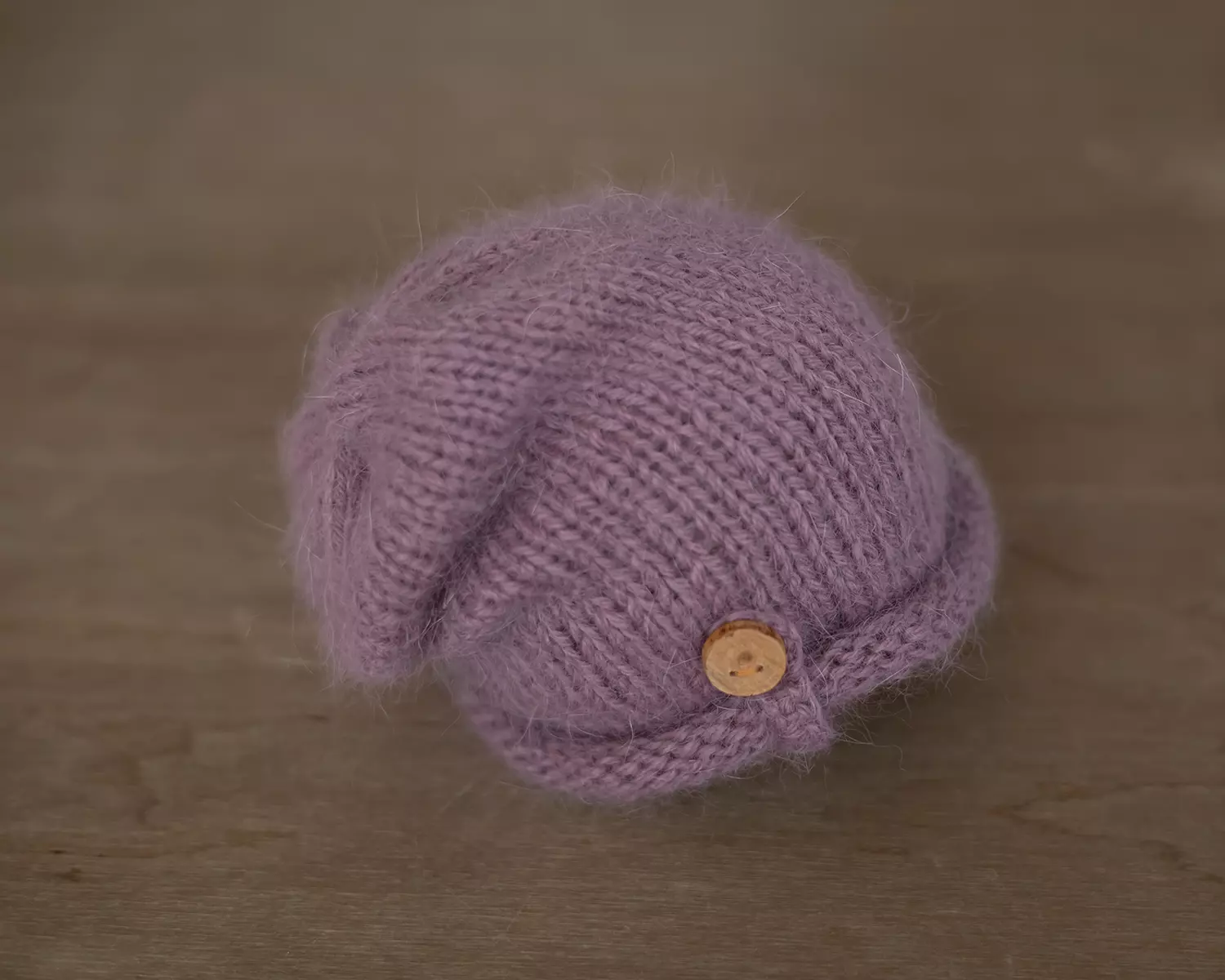 Antique purple Newborn Slouchy Hat 