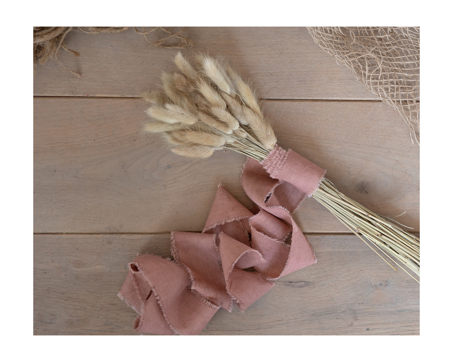 Antique Mauve Cotton Ribbon - 5cm
