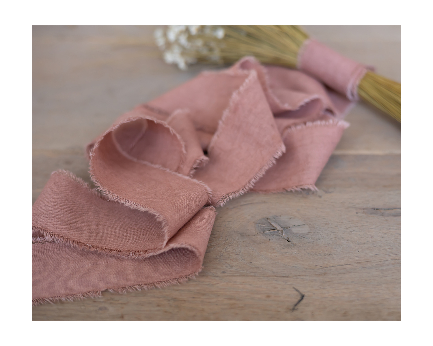 Antique Mauve Cotton Ribbon - 5cm