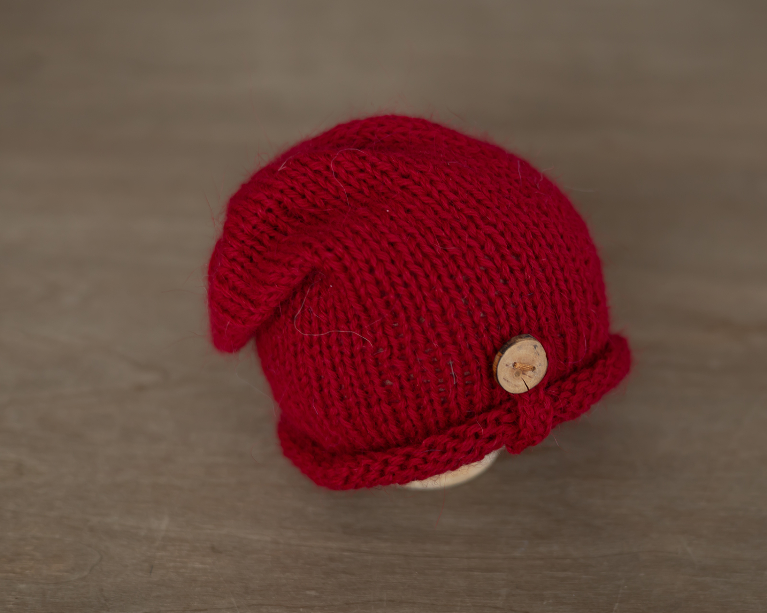 Red Newborn Slouchy Hat 