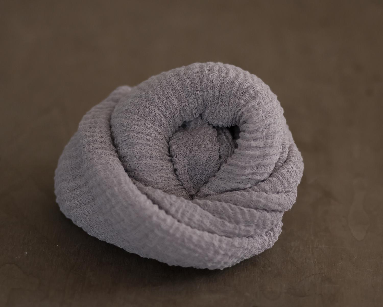 Szürkés lila géz wrap - extra hosszú