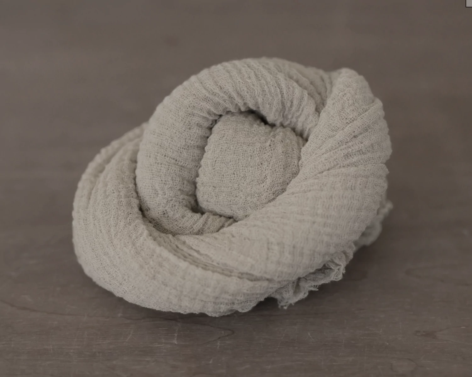 Taupe gauze wrap - extra long