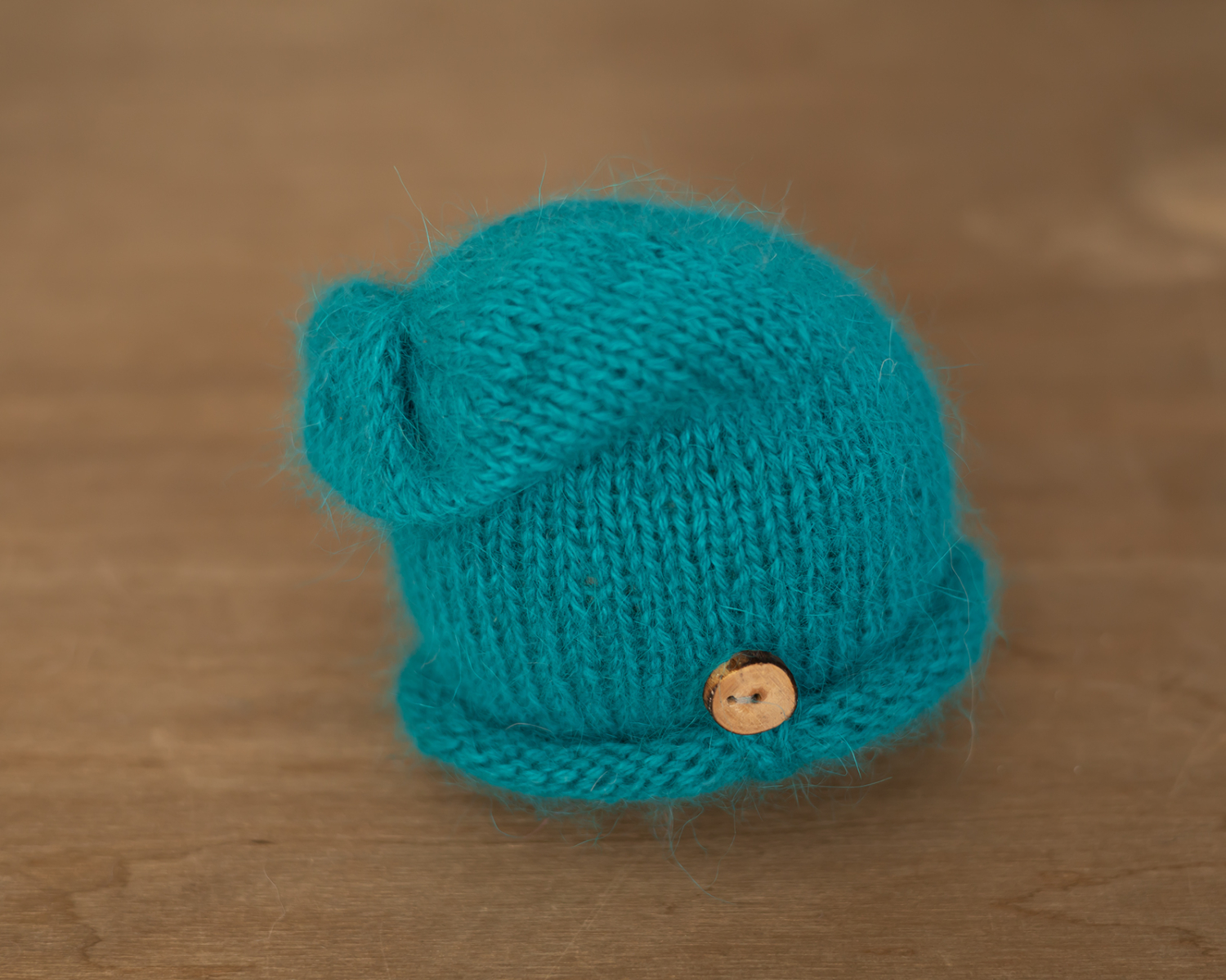 Turquise Green - Blue Newborn Slouchy Hat 