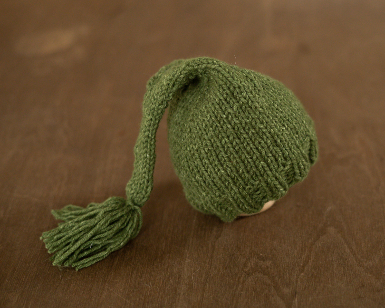Green Newborn Sleepy Hat  0-2 month