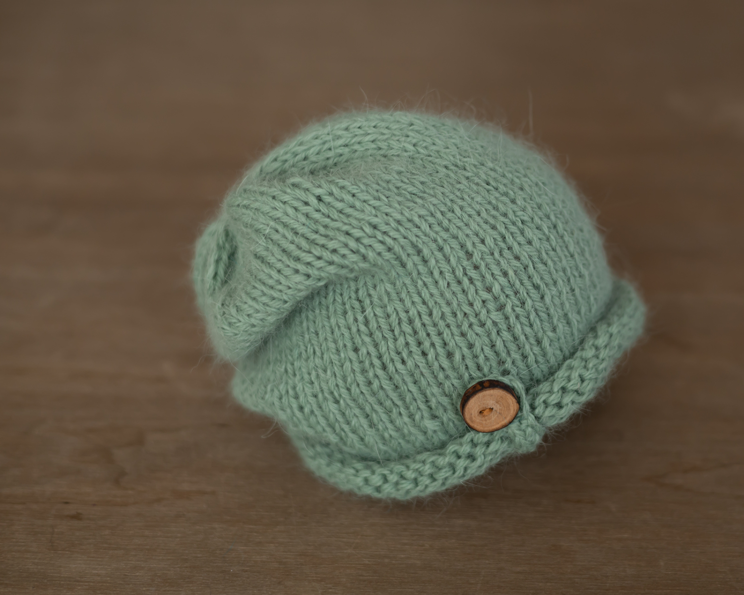 Spring Green Newborn Slouchy Hat 
