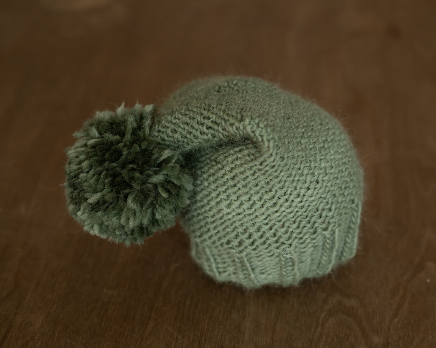 Green Newborn Sleapy Hat