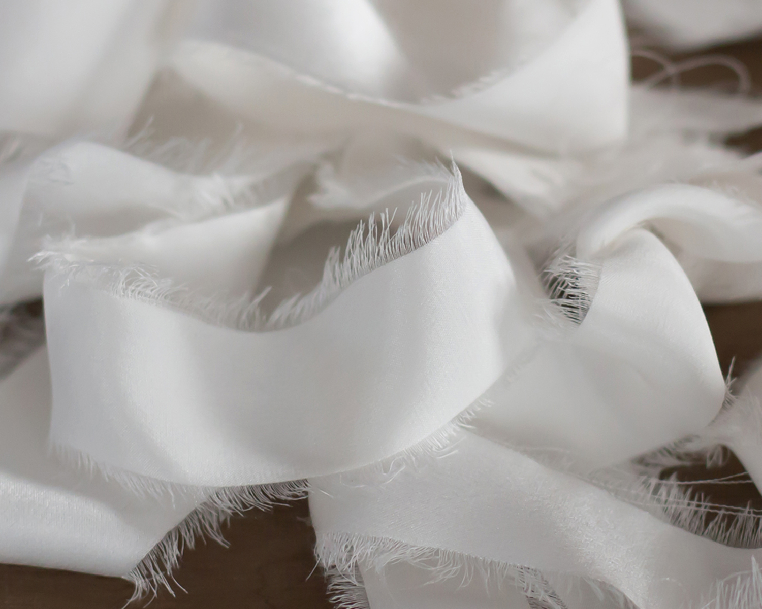 Of White Silk Ribbon - 5cm