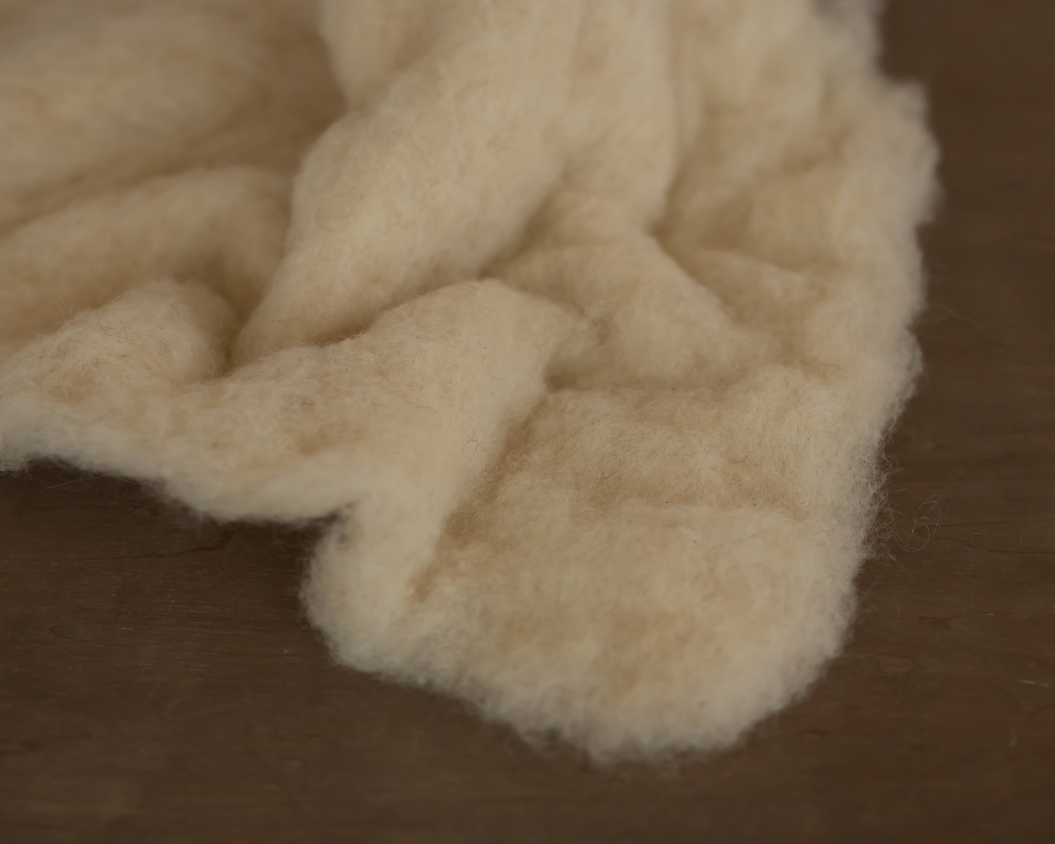 Cream Wool Fluff Basket Stuffer - LARGE