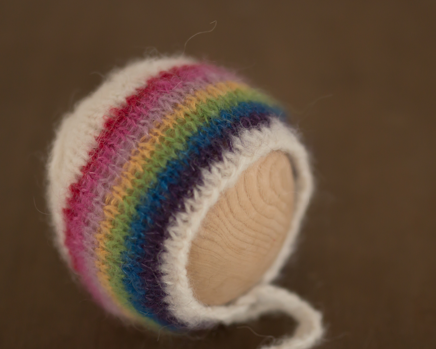 Rainbow Nr.1 Newborn Bonnet