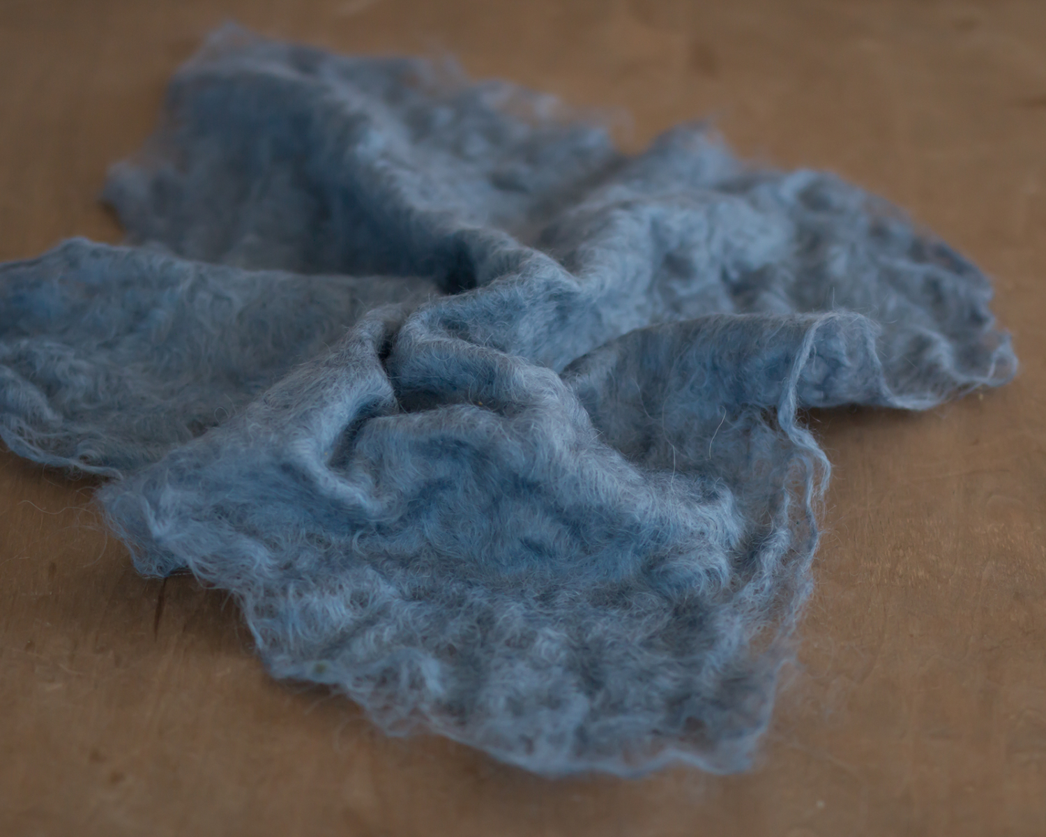 Blue Thin Felted Layer