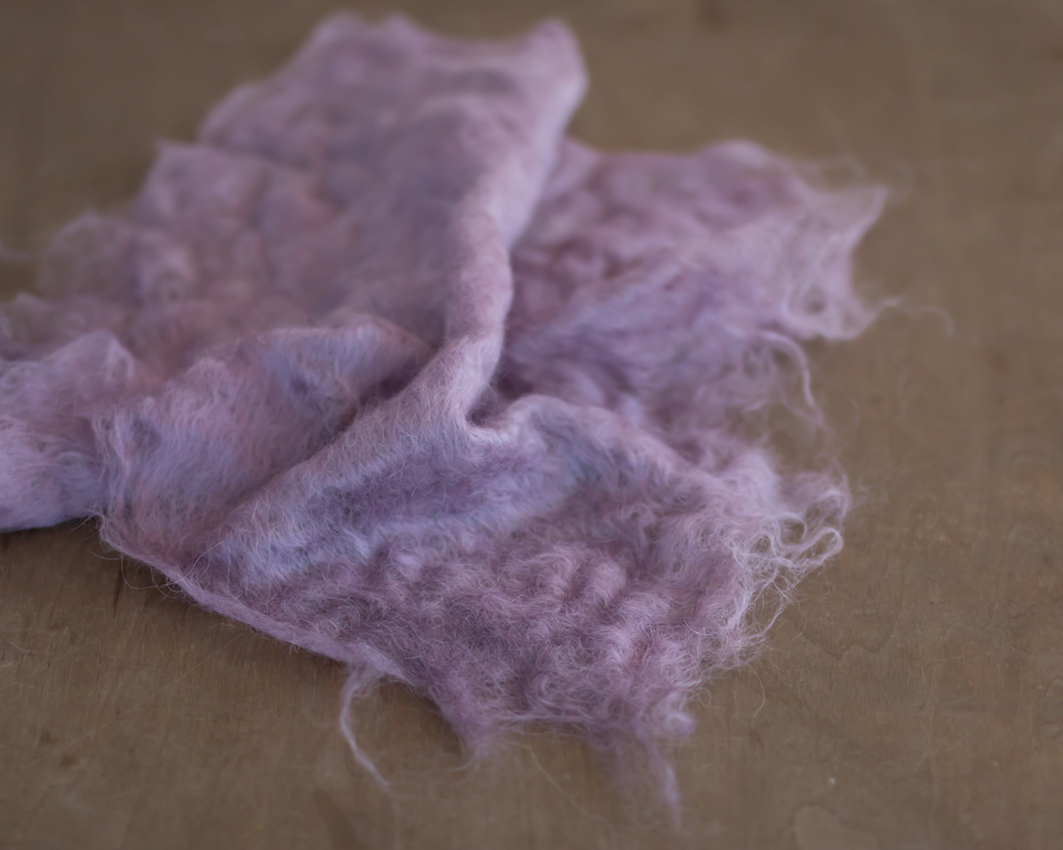 Lilac thin Felted Layer