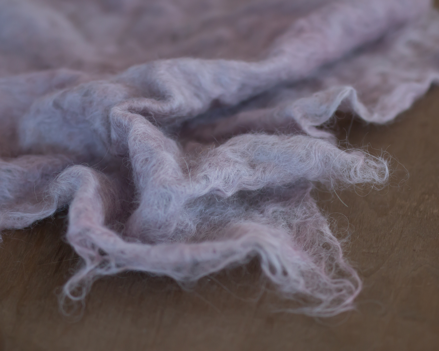 Dusty Pink Thin Felted Layer