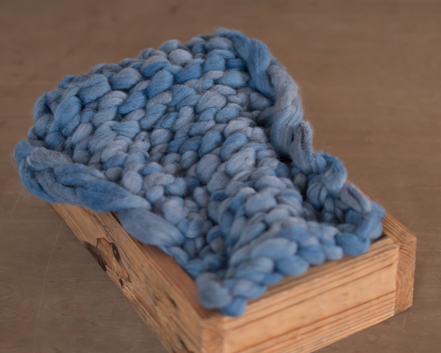 Middle blue Mini Blanket / Layer
