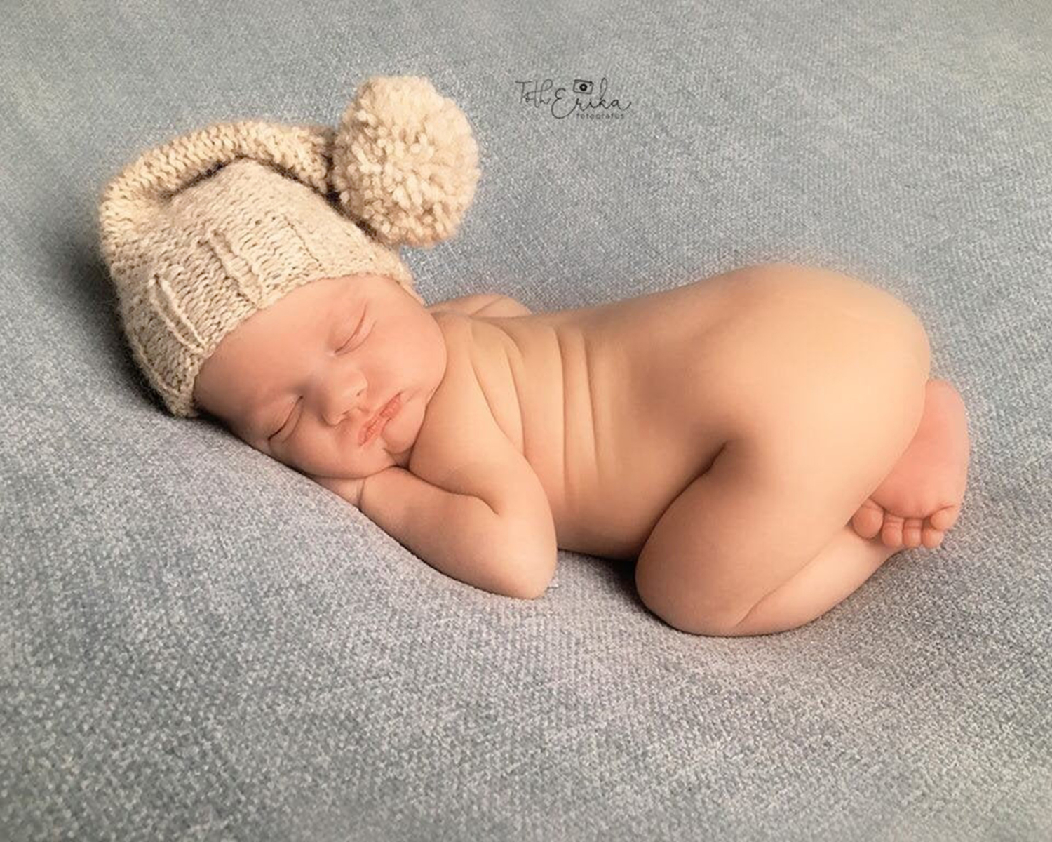 Brown Newborn Elf Hat