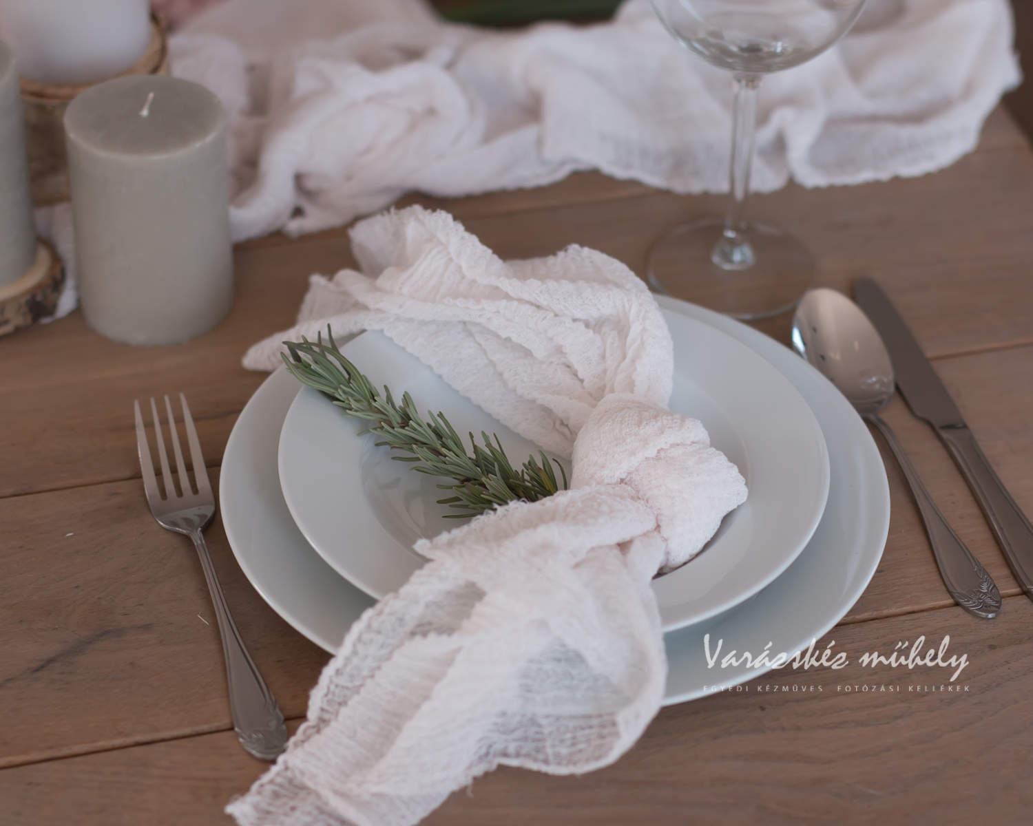PRE-ORDER Wedding Gauze / Cheesecloth Napkins Porclain Colour