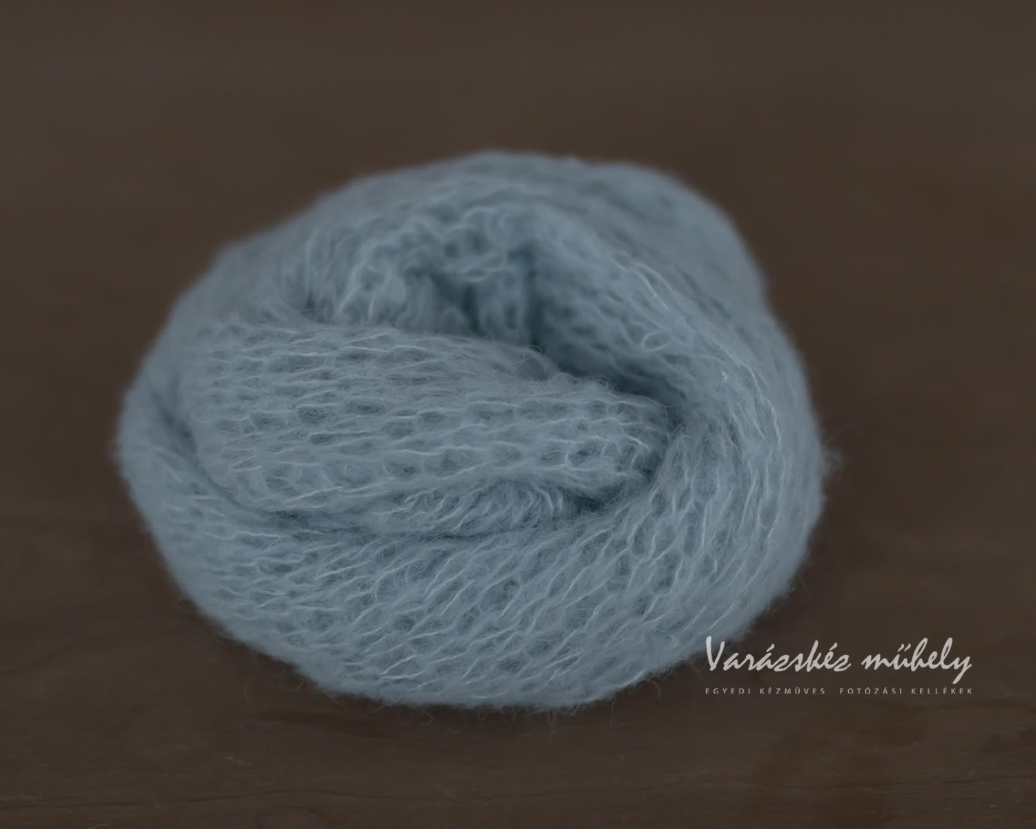 PRE-ORDER Light blue knitted wrap 120cm (47 in)