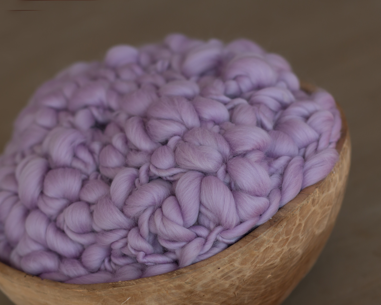 PRE-ORDER - Lilac Purple Oval Chunky Blanket / Layer