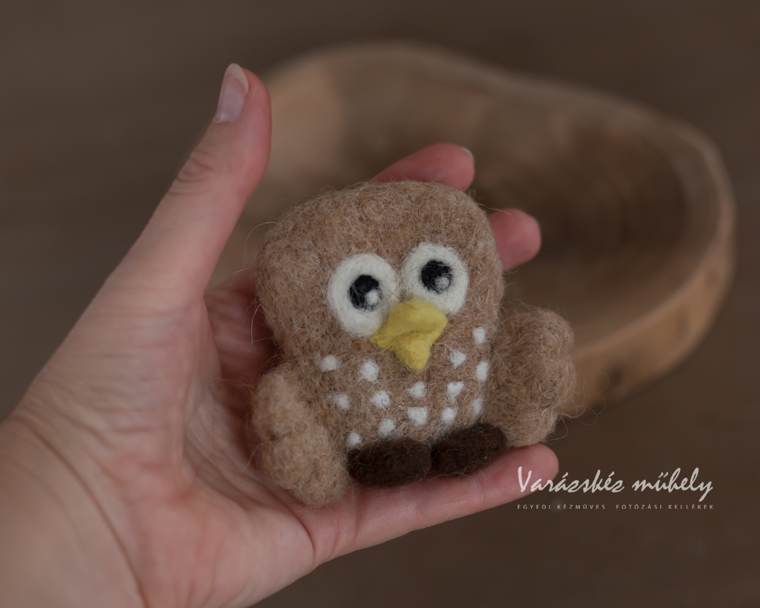 Felted, Brown Owl