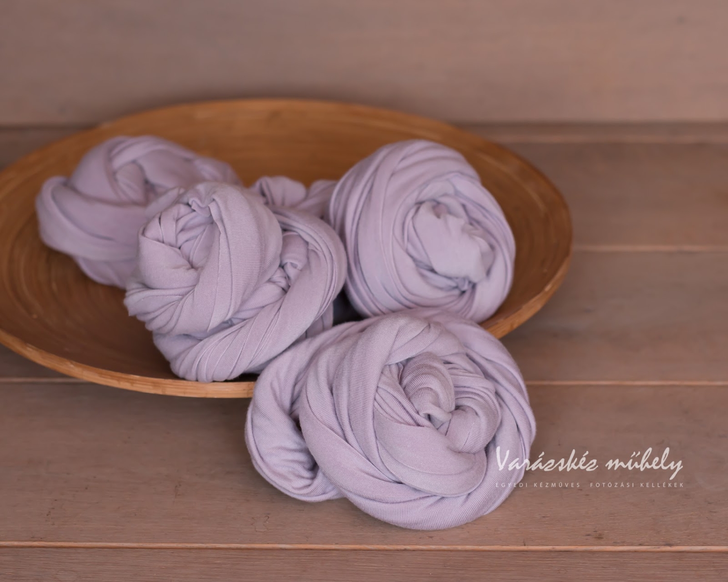 Pale Lilac Stretch Knit Wrap