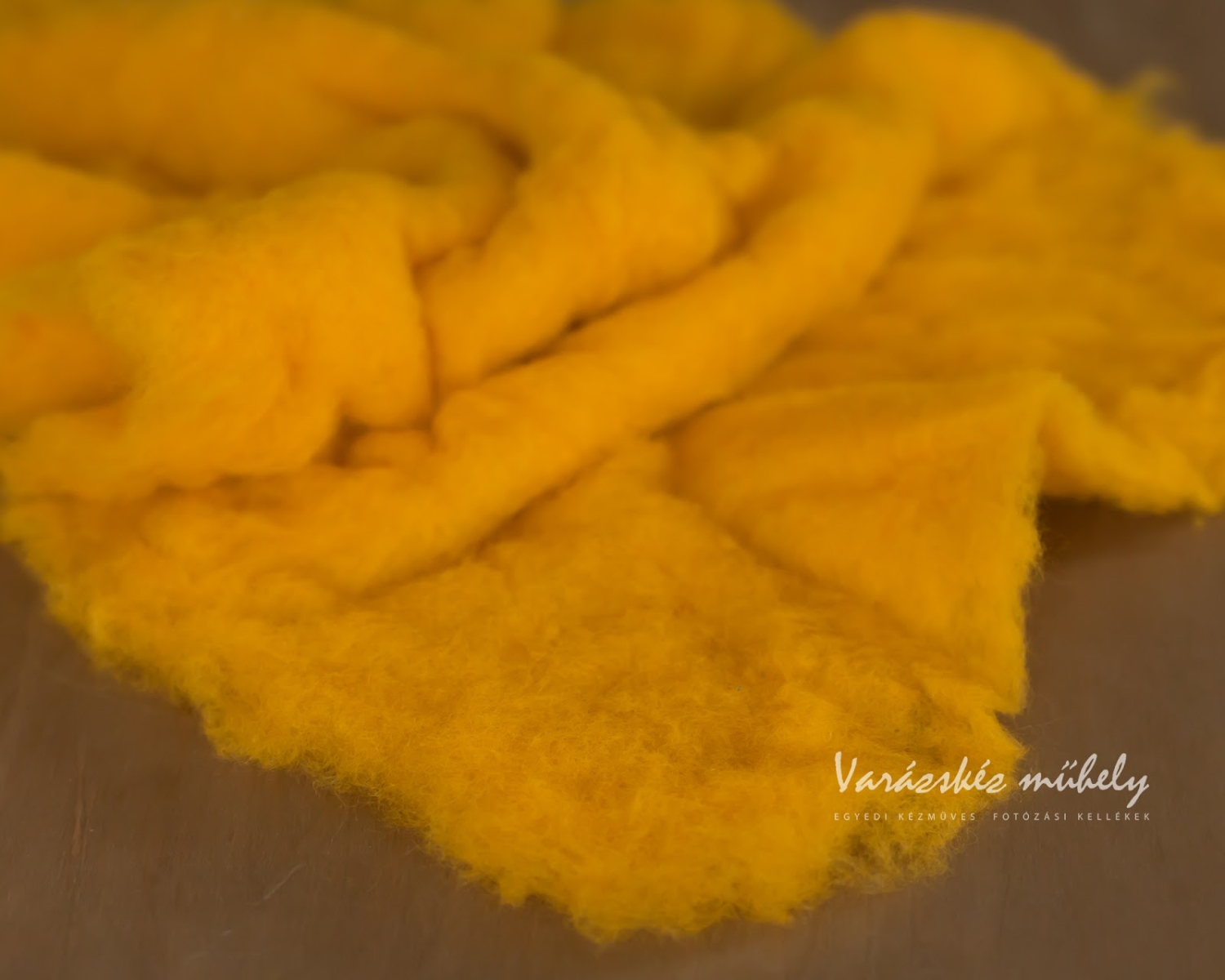 Yellow Wool Fluff Basket Stuffer - MEDIUM