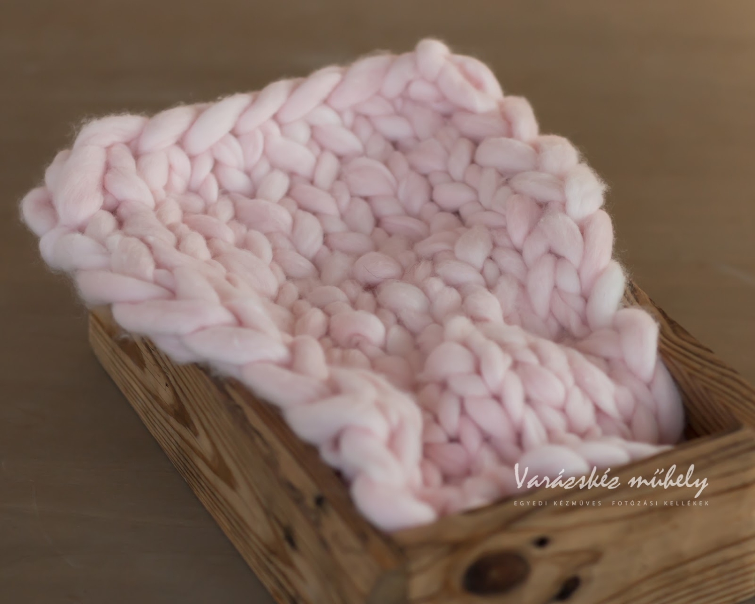Pale Pink Mini Blanket / Layer