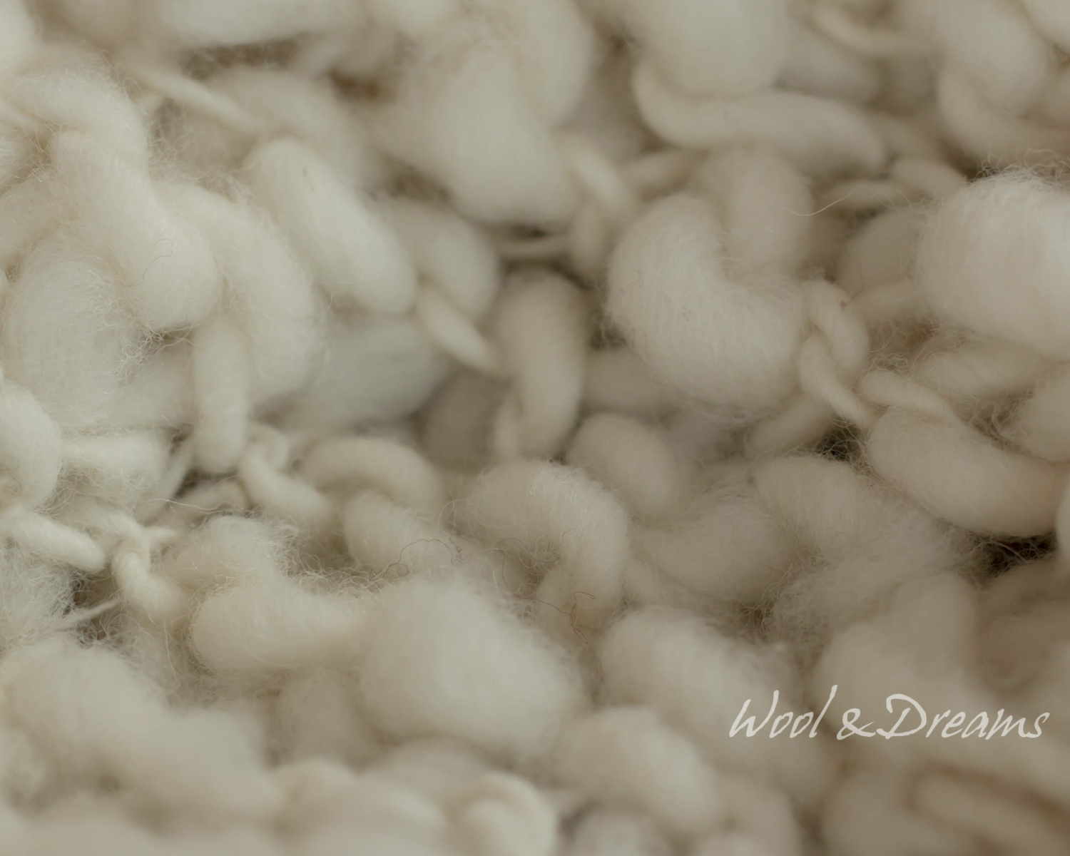 Ivory Rustic Blanket / Layer