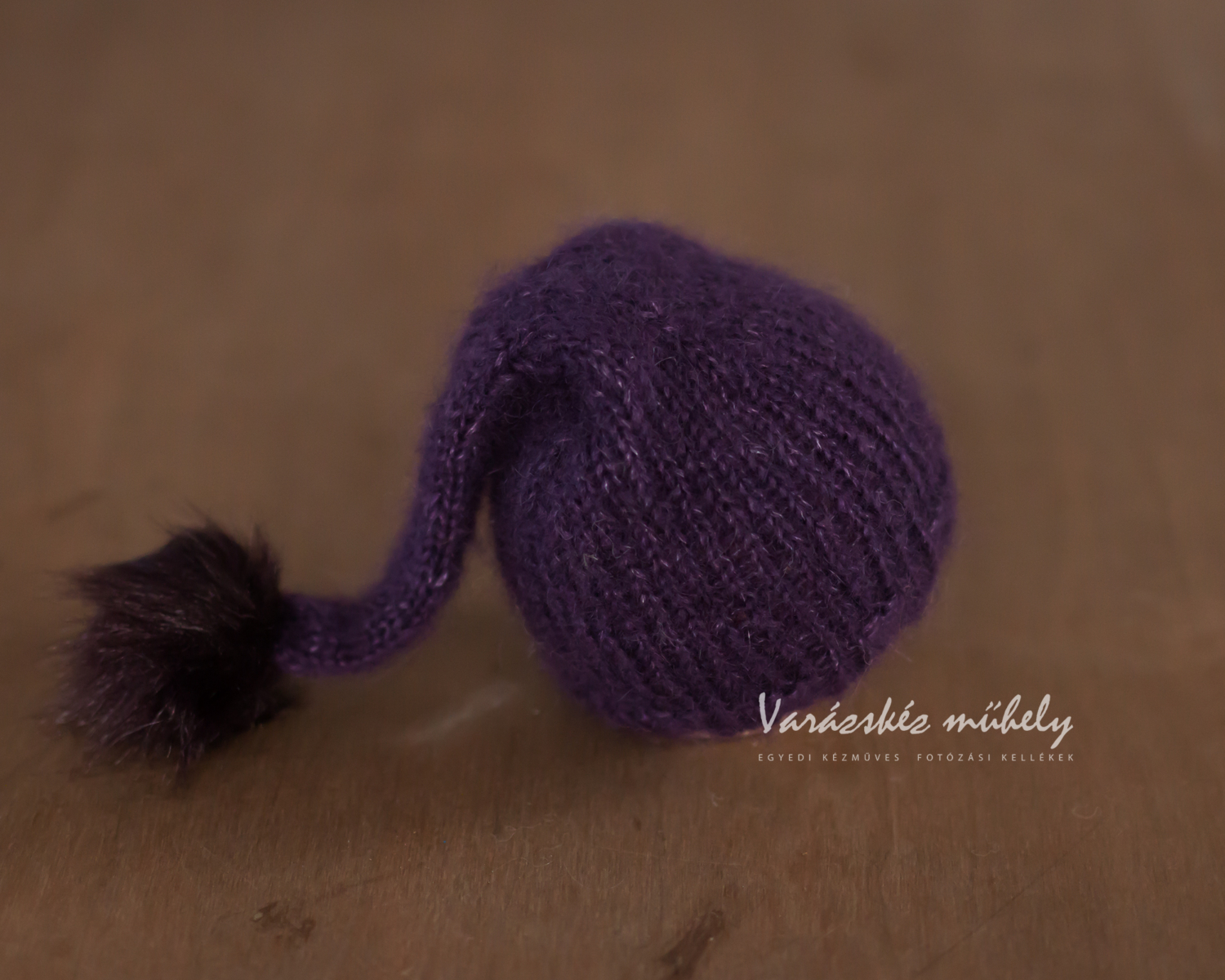 Purple Newborn Elf Hat