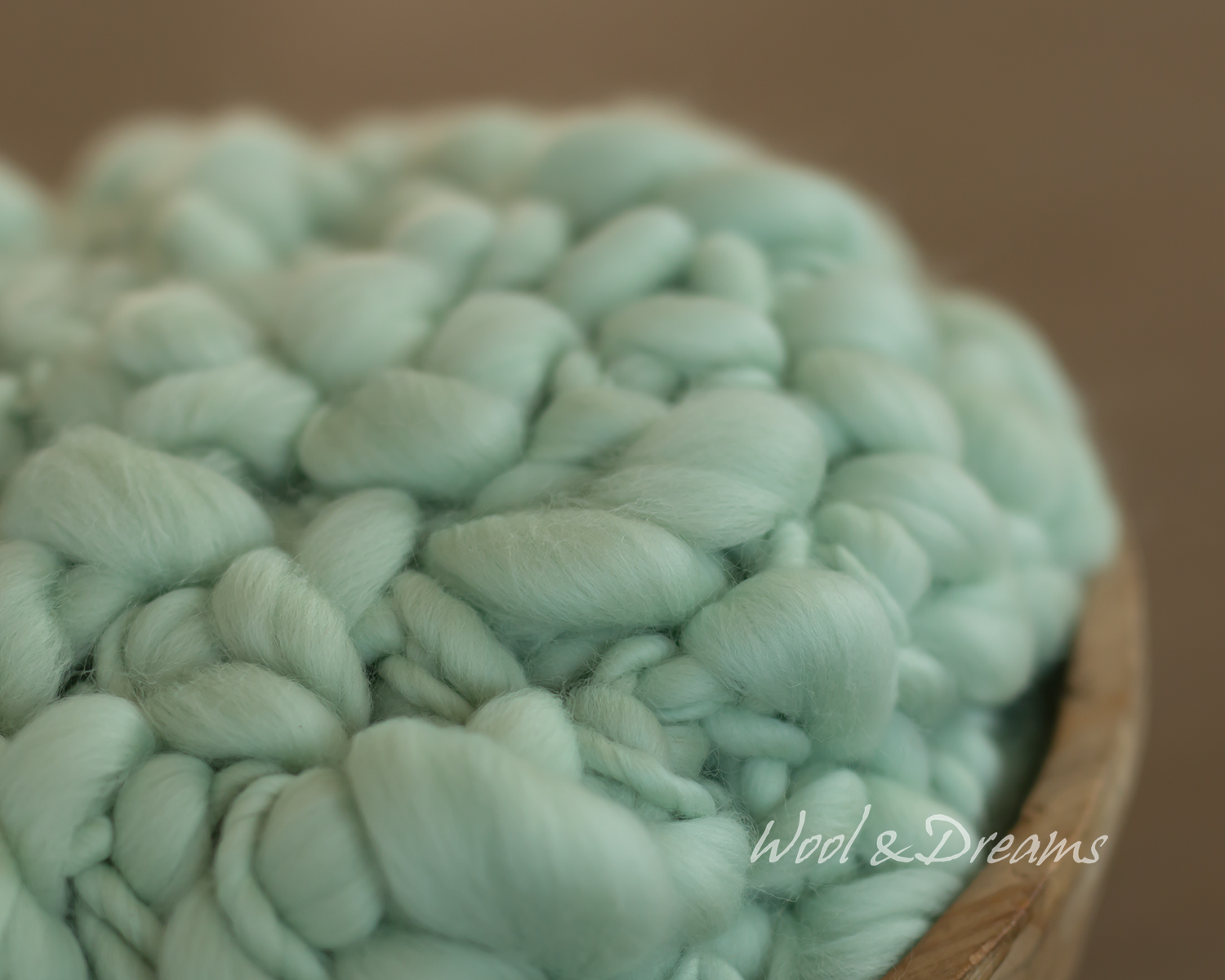 Mint Oval Chunky Blanket / Layer