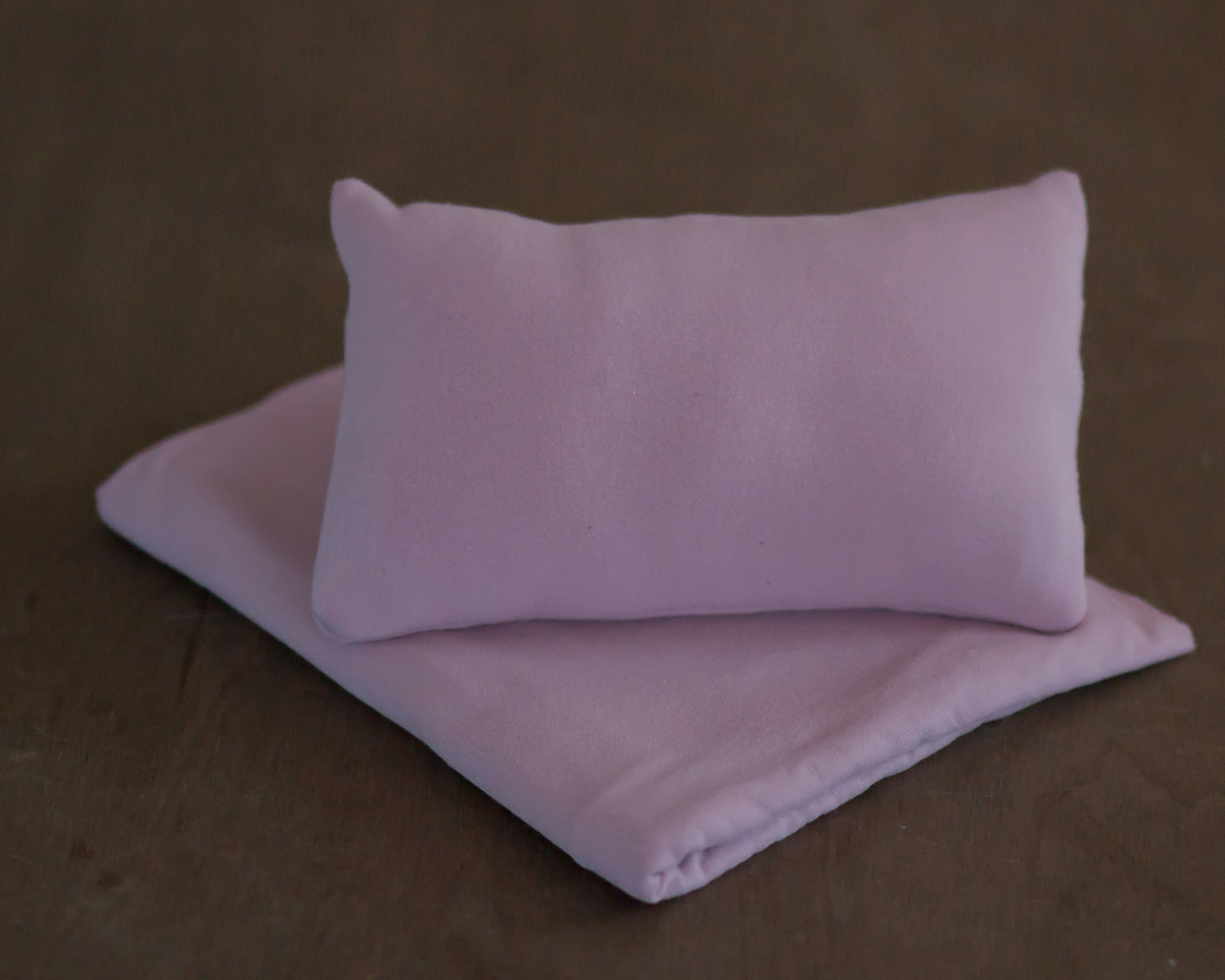 Antique pink posing pillow - newborn photo prop