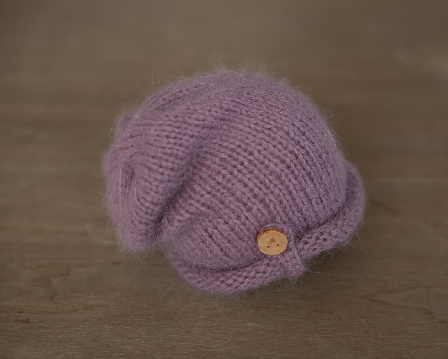 Antique purple Newborn Slouchy Hat 