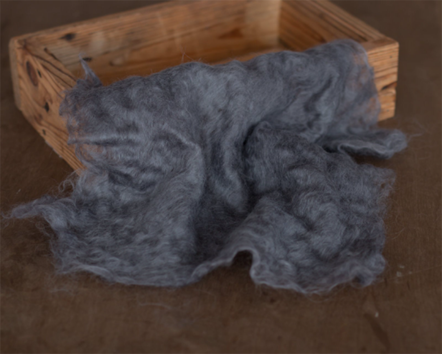 Light Gray Thin Felted Layer