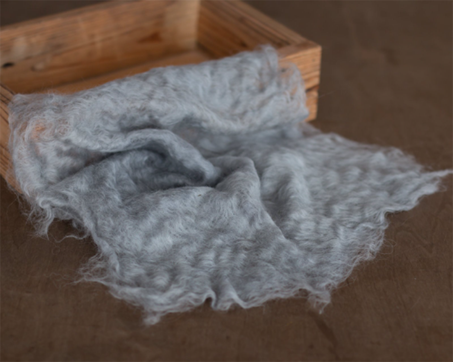 Light Gray Thin Felted Layer
